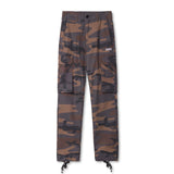 flatlay Weather-Ready Technical Cargo Pant in rust camo, full length view