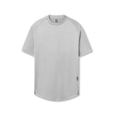 flatlay AeroSilver Established Tee in slate grey, front view