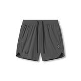 flatlay Tetra-Lite 7" Linerless Short in Raven, front view