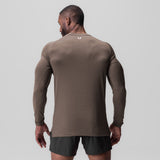 3D-Lite® 2.0 Fitted Long Sleeve in Deep Taupe, rear view on model
