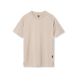 Flatlay of 3D-Lite® 2.0 Lycra® Fitted Tee in sand smoke, front view