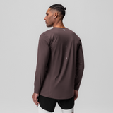 AeroSilver Training Long Sleeve in nightshade, model wearing back view