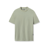 flatlay of Supima Essential Tee in sage green, front view