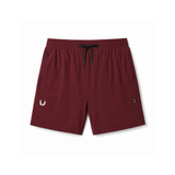 flatlay Aerotex Training Short in crimson, front view