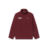 Aerotex Weather-Ready Bonded Windbreaker in crimson, displayed on invisible mannequin, front view
