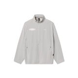 flatlay Aerotex Weather-Ready Bonded Windbreaker in slate grey, front view