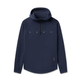 flatlay Dri-Core™ Zip Hoodie in navy, front view