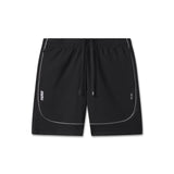 flatlay Ion-Mesh Modal Liner Short in black, front view