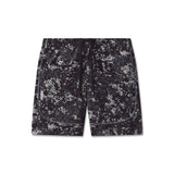 flatlay Ion-Mesh Modal Liner Short in black pixel camo, front view