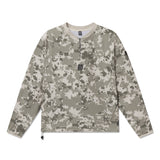 Flatlay of Tetra-Lite® Blade Collar Zip Jacket in digital camo, front view