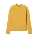 flatlay LYCRA® ADAPTIV Baselayer Longsleeve in amber, front view