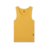 flatlay LYCRA® ADAPTIV Baselayer Tank in amber, front view