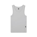flatlay LYCRA® ADAPTIV Baselayer Tank in slate grey, front view
