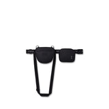 Flatlay 1182 Trail Pack in black, front view
