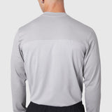 AEROSILVER UPF50+ Run Long Sleeve in Slate Grey, back view on model