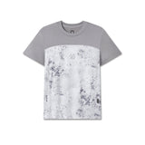 AEROSILVER® UPF50+ Run Tee in gray and white snow camo, front view on dress form