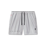 flatlay Revolutional Training Short in slate grey, front view