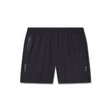 flatlay TETRA-LITE® 5" Linerless Training Short in black, front view