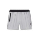 flatlay TETRA-LITE 5" Linerless Training Short in Slate Grey, front view