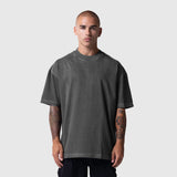1208. Tech Essential™ Oversized Boxy Tee - Faded Grey