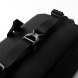 Flatlay 1231. Ripstop Crossbody Bag in black, detail view of buckle