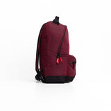 Flatlay 1233 Ripstop Backpack in crimson, side view