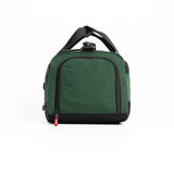 Flatlay 1234 Ripstop Duffle Bag in forest green, front view