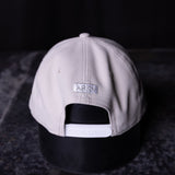 SM'23 Valley of Fire Low Pro Hat in white and black, back view showing ASRV label