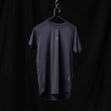 WN'23 Established Tee in charcoal gray, displayed on hanger against dark background