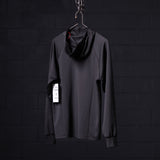 WN'22 Full Zip Training Hoodie in charcoal grey, hanging on hanger front view