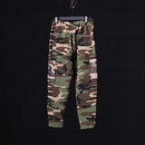 flatlay SP'23 Cinch Cargo Jogger in camo print, front view