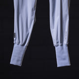 WN'22 Cargo High Rib Jogger in lavender, cuff detail shot against black background