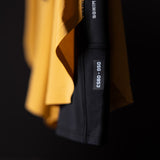 SM'24 4" Hybrid Liner Short in black, detail shot of waistband label