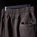 WN'20 Terry Relaxed Jogger in charcoal gray, hanging on hanger detail view