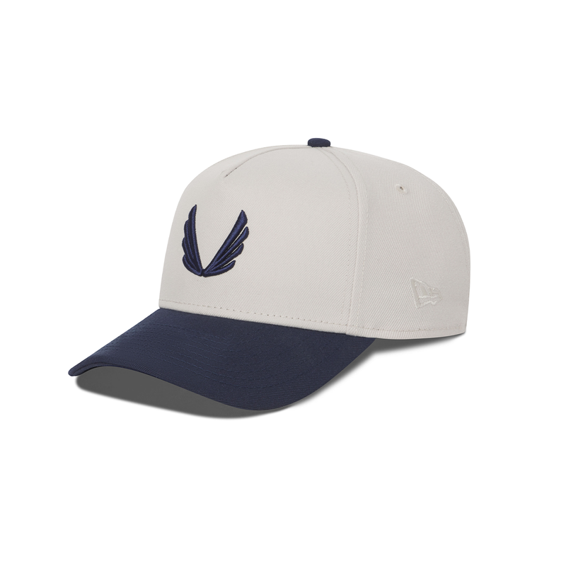 New Era® 9Forty® A-Frame Hat - Stone/Navy Two Tone