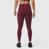 Crimson Lycra Adaptiv 4 Pocket Legging worn by model, rear view