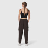 Tetra-Lite® Cargo City Pant in Dark Earth, back view on model