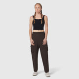 Tetra-Lite® Cargo City Pant in Dark Earth, full-length front view on model