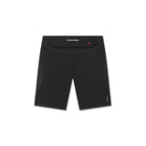 flatlay LYCRA® 3-in-1 Biker Short in black, front view