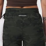 Tetra-Lite® Cargo High Rib Jogger in Dark Camo, back view on model