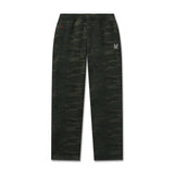 Flatlay of W034 Sorona® Terry Straight Leg Sweats in dark camo, front view