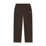 flatlay Sorona® Terry Straight Leg Sweats in dark earth, front view