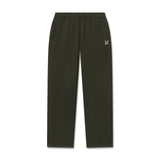 flatlay of Sorona® Terry Straight Leg Sweats in olive, front view