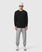 1112. Tech-Waffle™ Longsleeve - Black