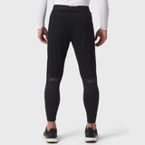 Black Hybrid Belt-Pack Run Jogger worn by model, back view showing ASRV branding on legs