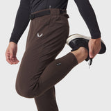 Hybrid Belt-Pack Run Jogger in dark earth, worn by model in dynamic running pose