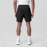 Black Aerotex Bonded 7" Liner Short worn by model, back view