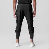 Black Tetra-Lite Ice Cargo High Rib Jogger worn by model, back view
