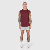 0757. AeroSilver® Cutoff Tank - Crimson