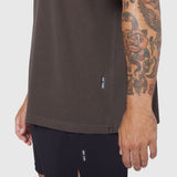0797. Tech Essential™ Relaxed Tee - Faded Dark Earth